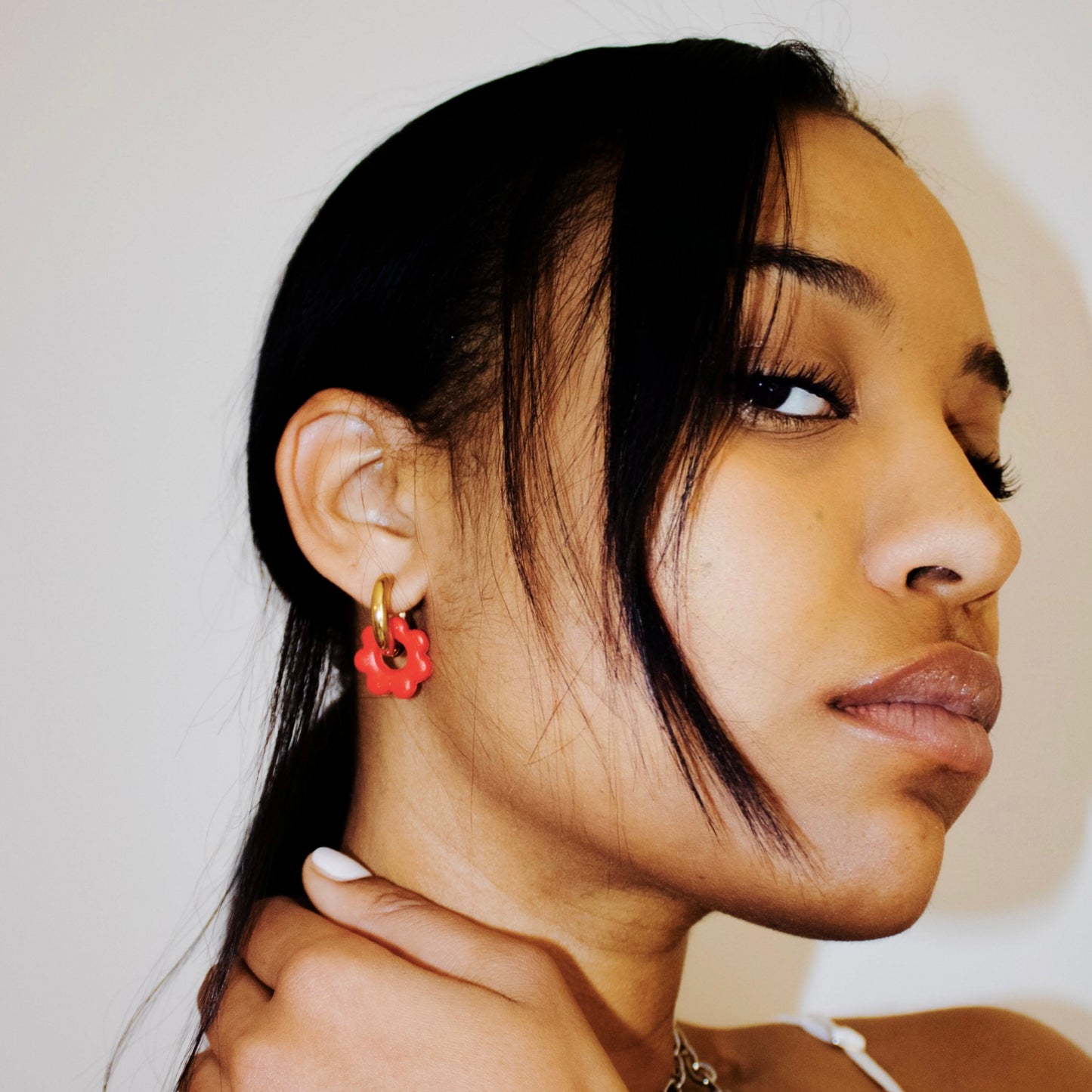 ALL RED earrings